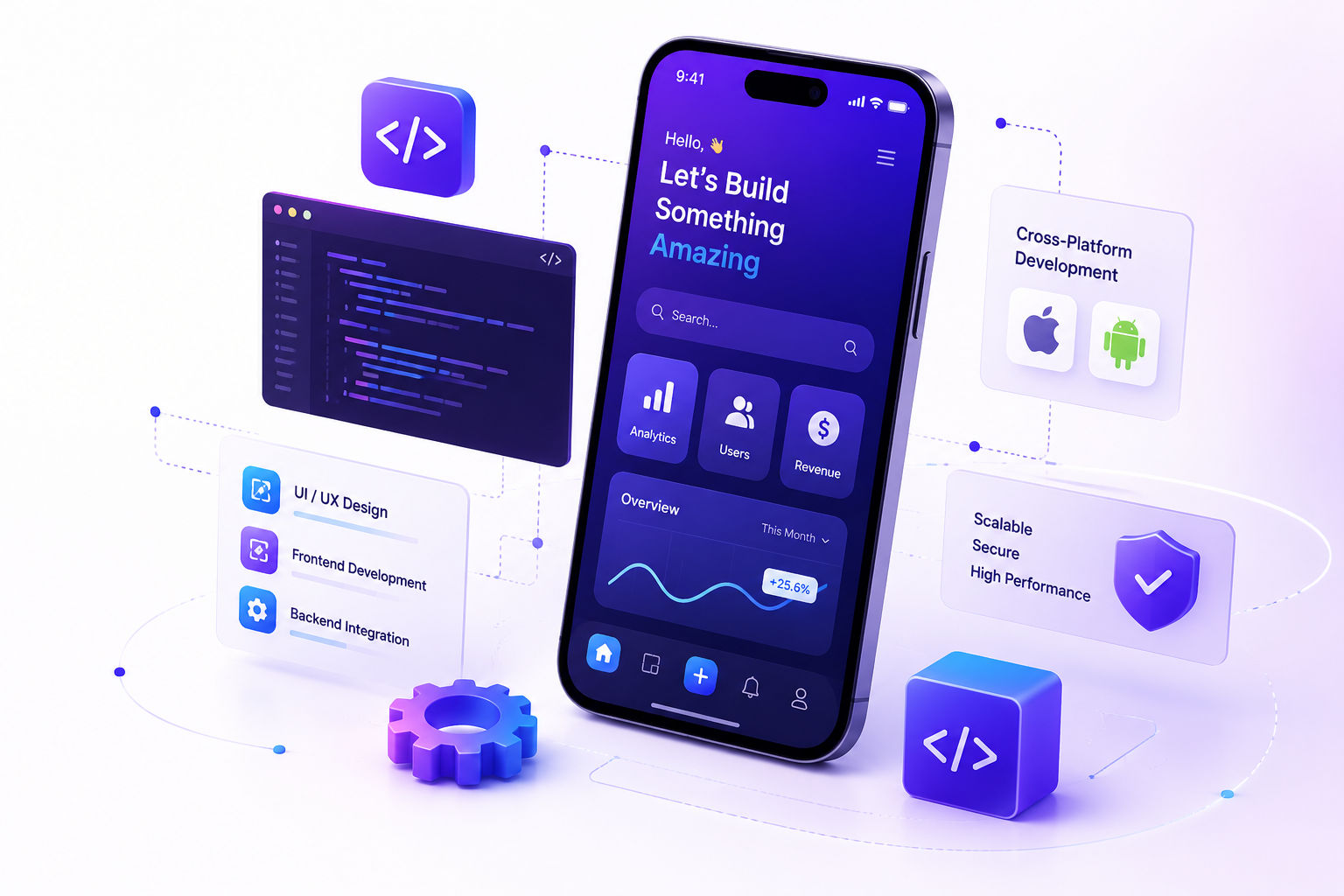 Banex app development services graphic