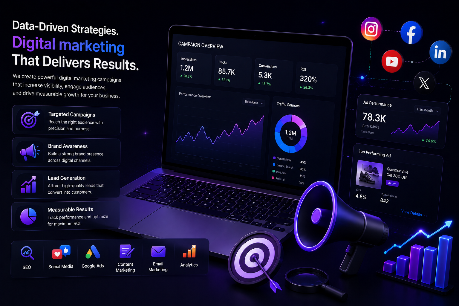 Banex digital marketing services graphic