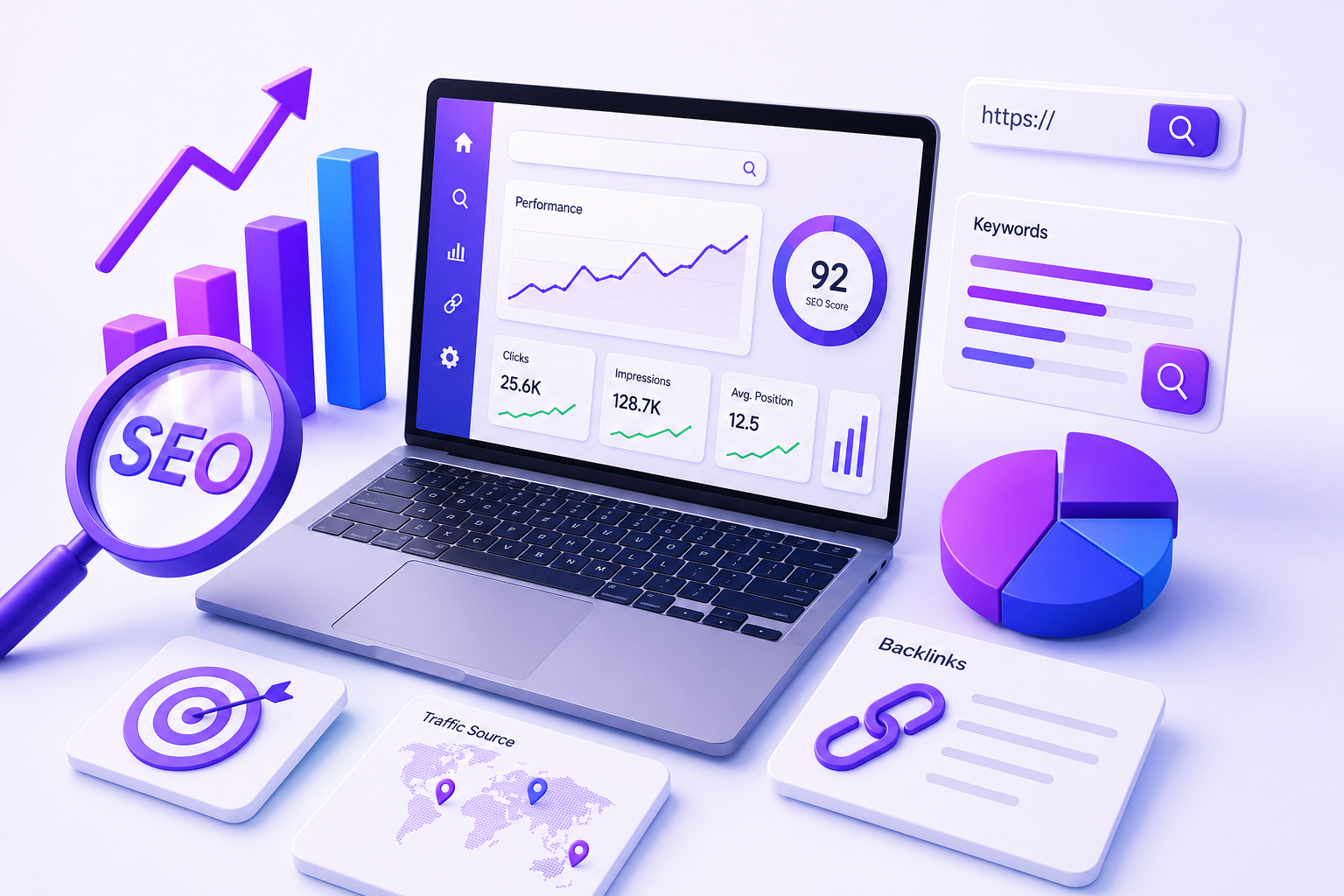Banex SEO optimization services graphic